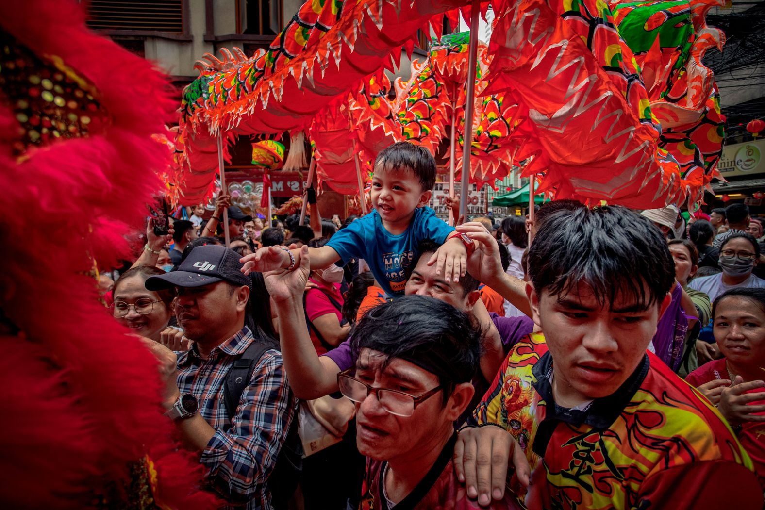 People celebrate Lunar New Year in Manila, Philippines, on Saturday, February 10. Millions of people across the world are celebrating Lunar New Year, which is widely considered the most treasured festival on the Chinese calendar.
